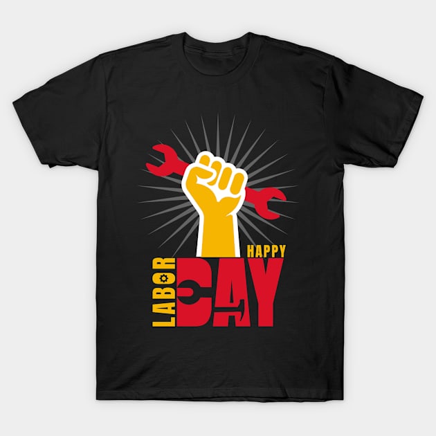 Happy Labor Day T-Shirt by Origami Fashion